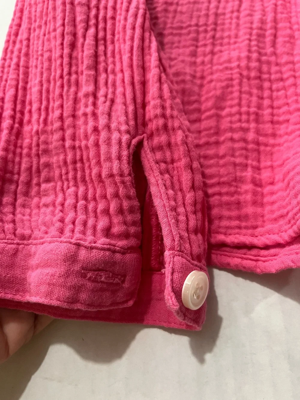 J. CREW FRESCO SOFT GAUZE PULLOVER TOP